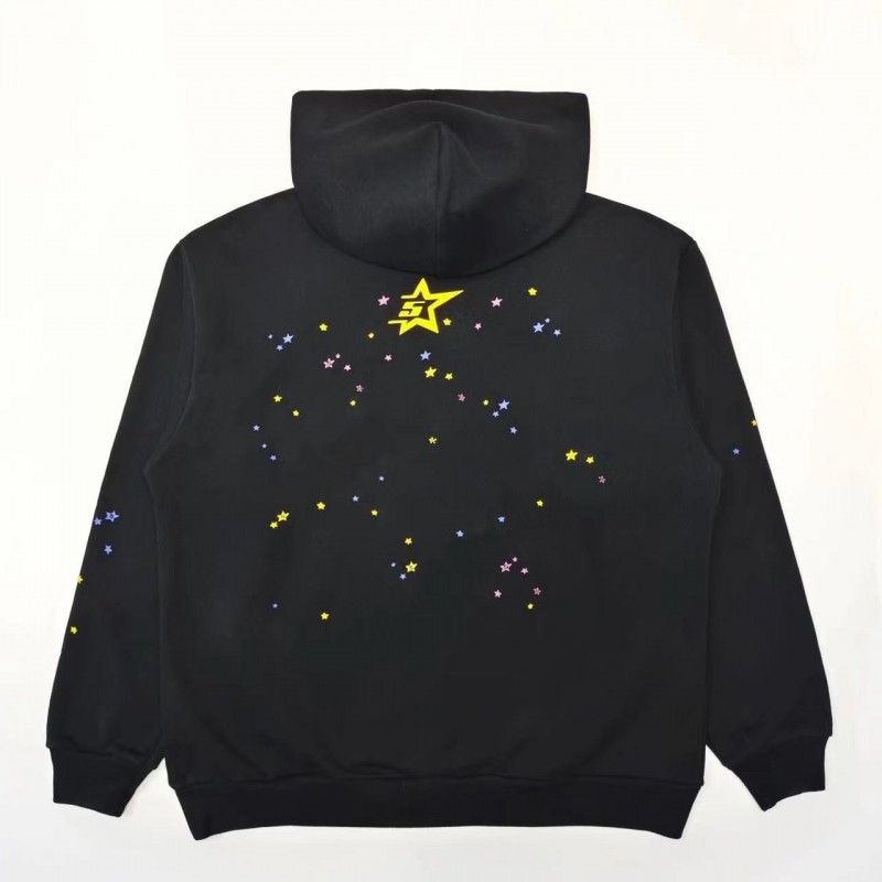 Sp5der black v2 hoodie