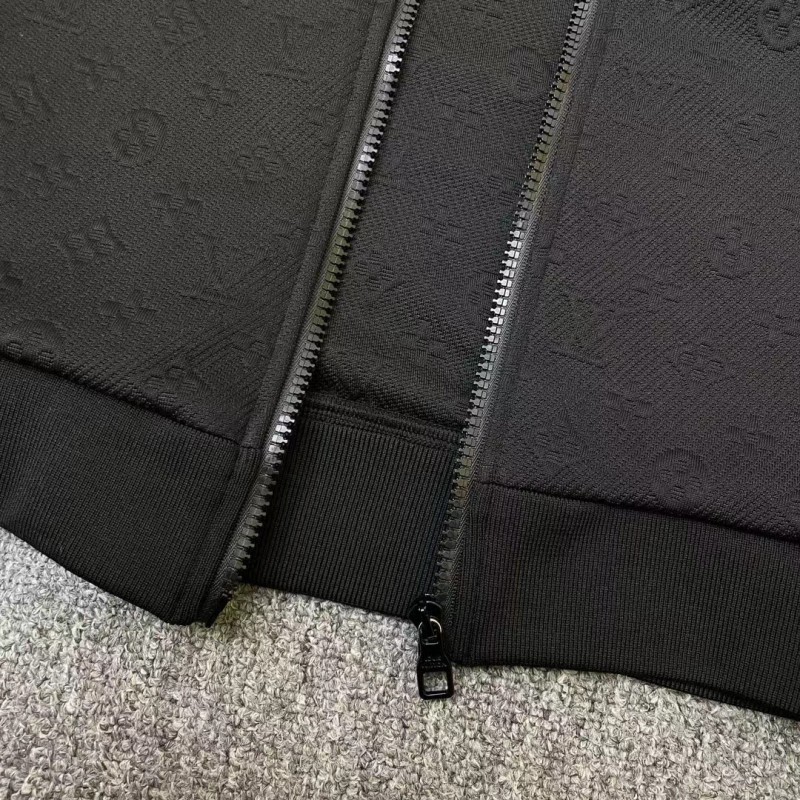 L0*is V*t0n obscure jacquard zip-up casual sports suit