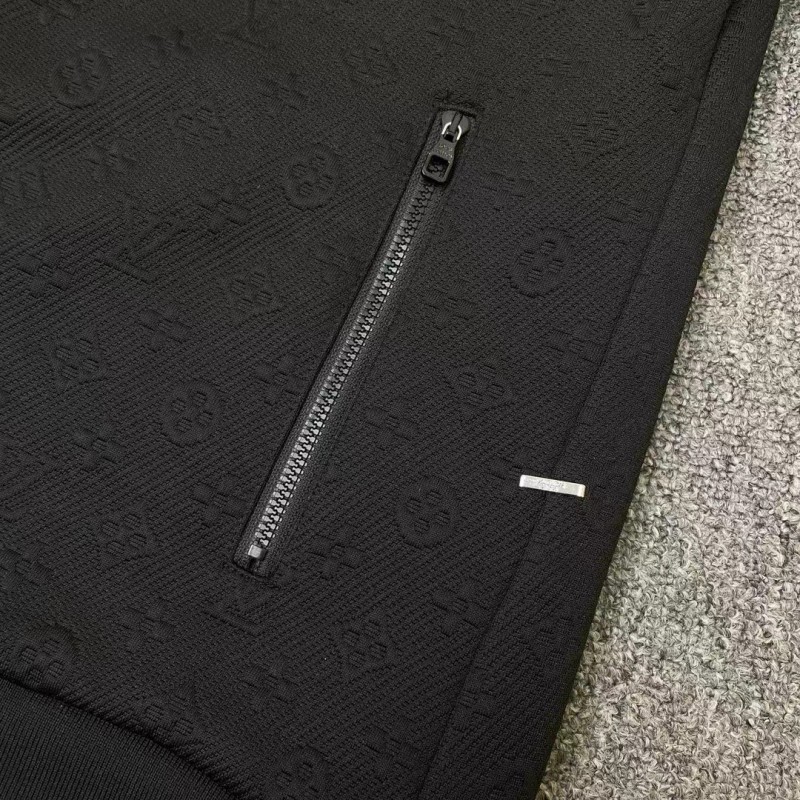 L0*is V*t0n obscure jacquard zip-up casual sports suit