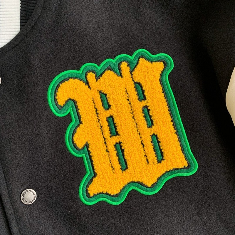 OFF-WHITE FW22 Logo embroidered single-breasted Baseball uniform