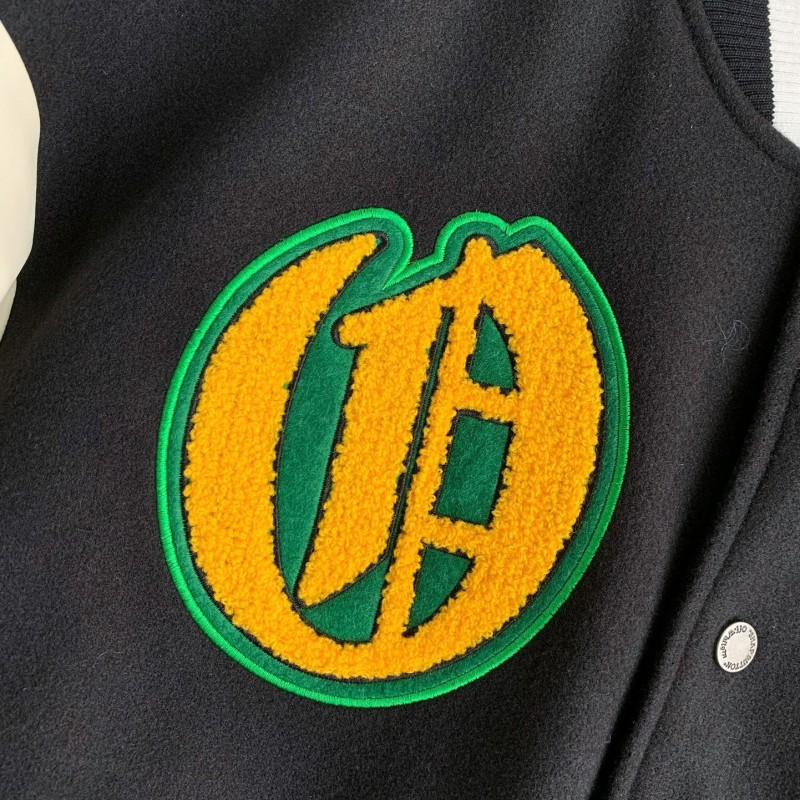 OFF-WHITE FW22 Logo embroidered single-breasted Baseball uniform