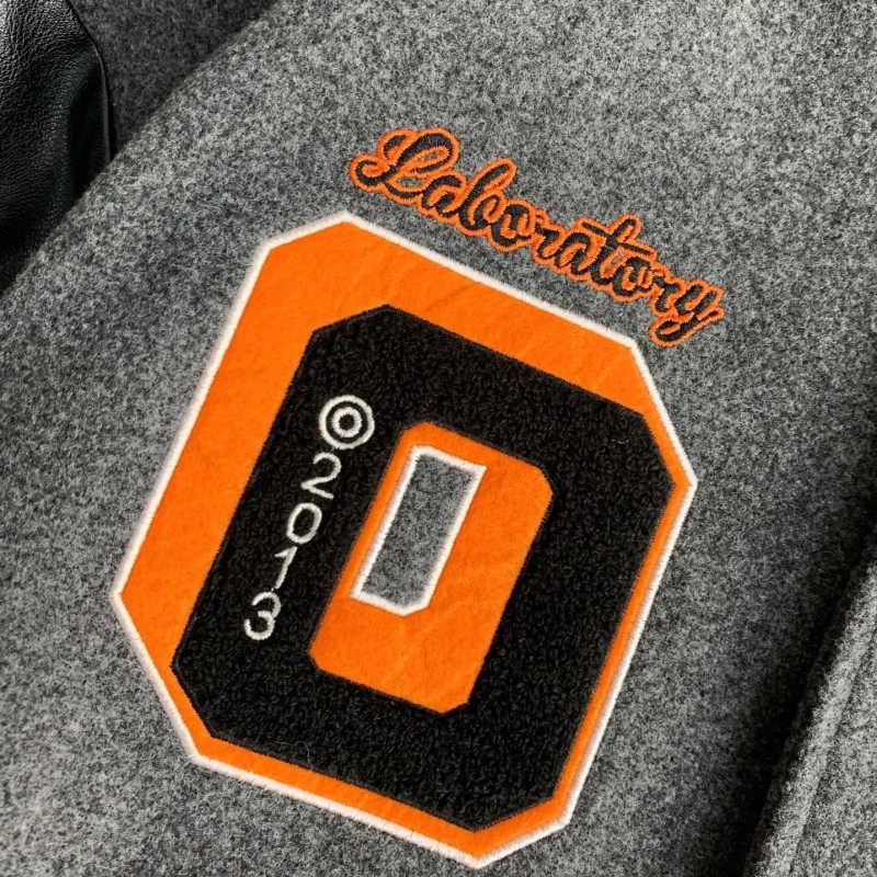 OFF-WHITE FW21 Alphabet pattern Baseball uniform