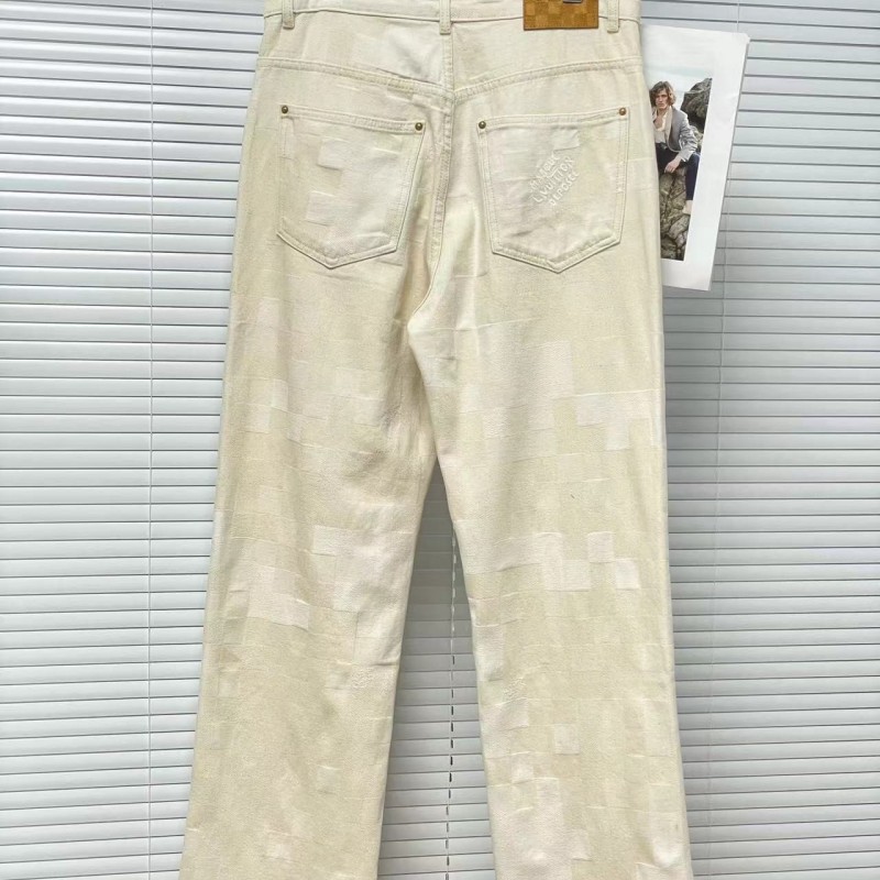 L0*is V*t0n 24fw Checkerboard Mosaic Denim Suit