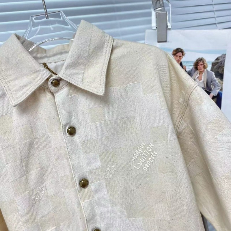 L0*is V*t0n 24fw Checkerboard Mosaic Denim Suit