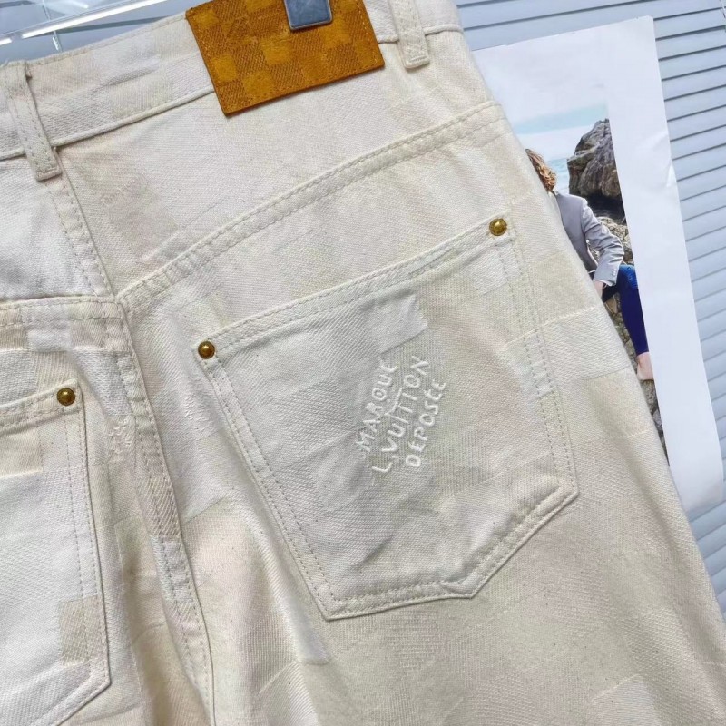 L0*is V*t0n 24fw Checkerboard Mosaic Denim Suit