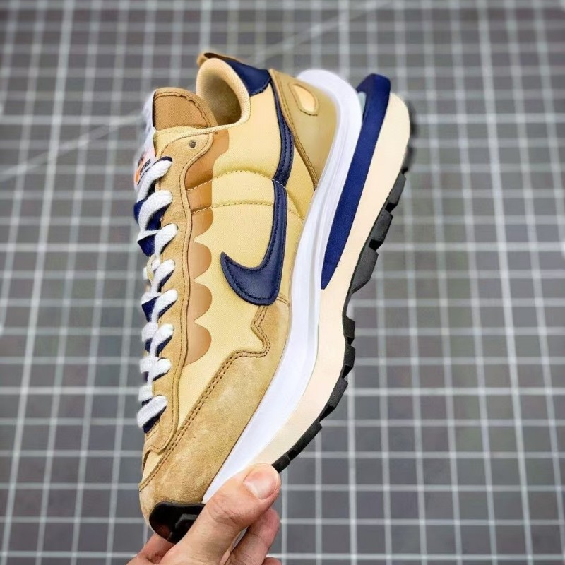 Sacai x Nike VaporWaffle sesame and blue void