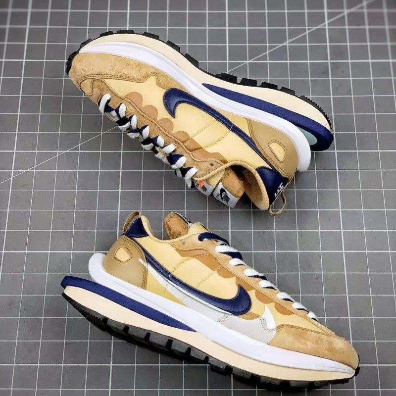 Sacai x Nike VaporWaffle sesame and blue void