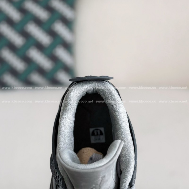 Jordan Air Jordan 4 retro kaws suede lightweight wear-resistant non-slip mid-top