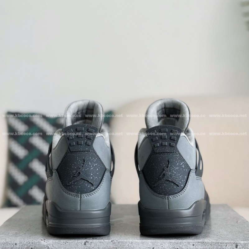 Jordan Air Jordan 4 retro kaws suede lightweight wear-resistant non-slip mid-top