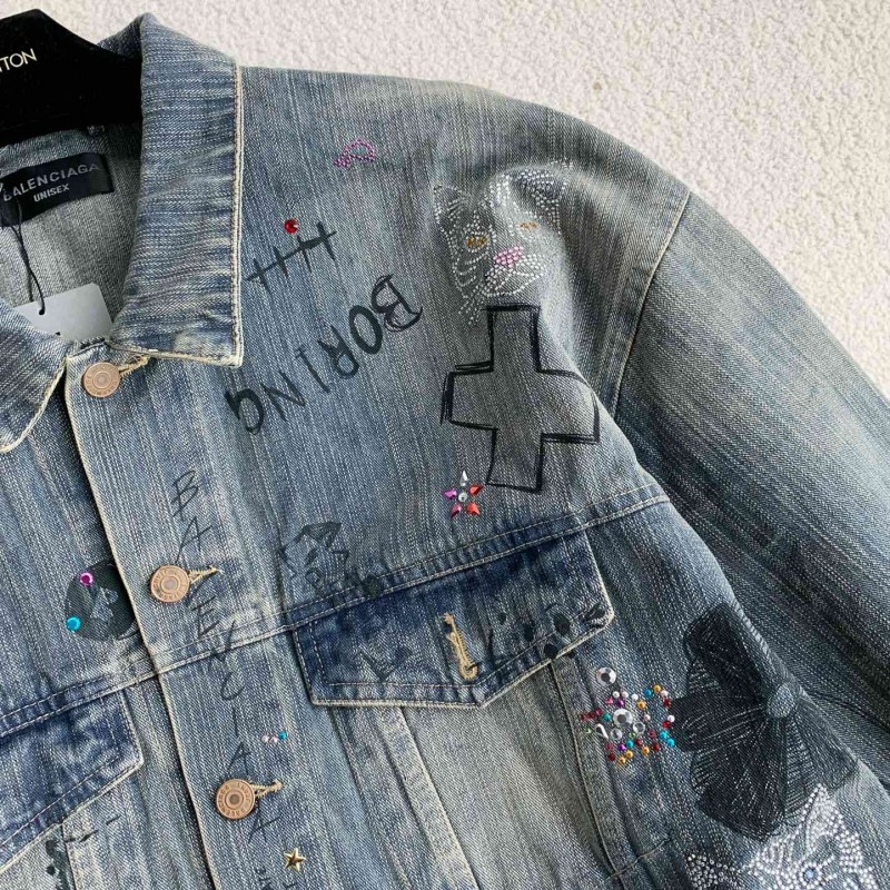 Ba*len*cia*ga Jean Jacket