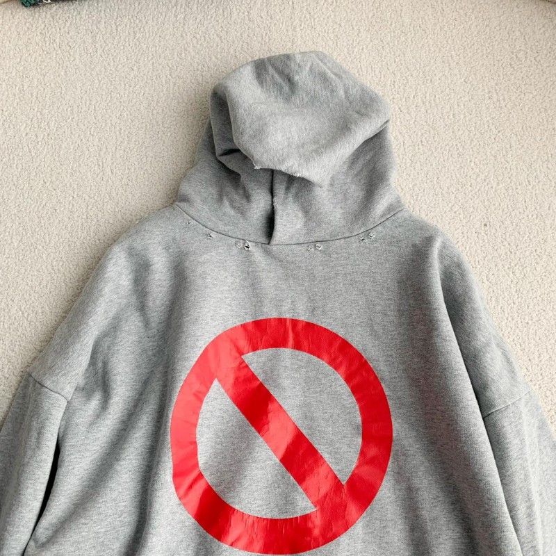 Ba*len*cia*ga sports hooded sweatshirt