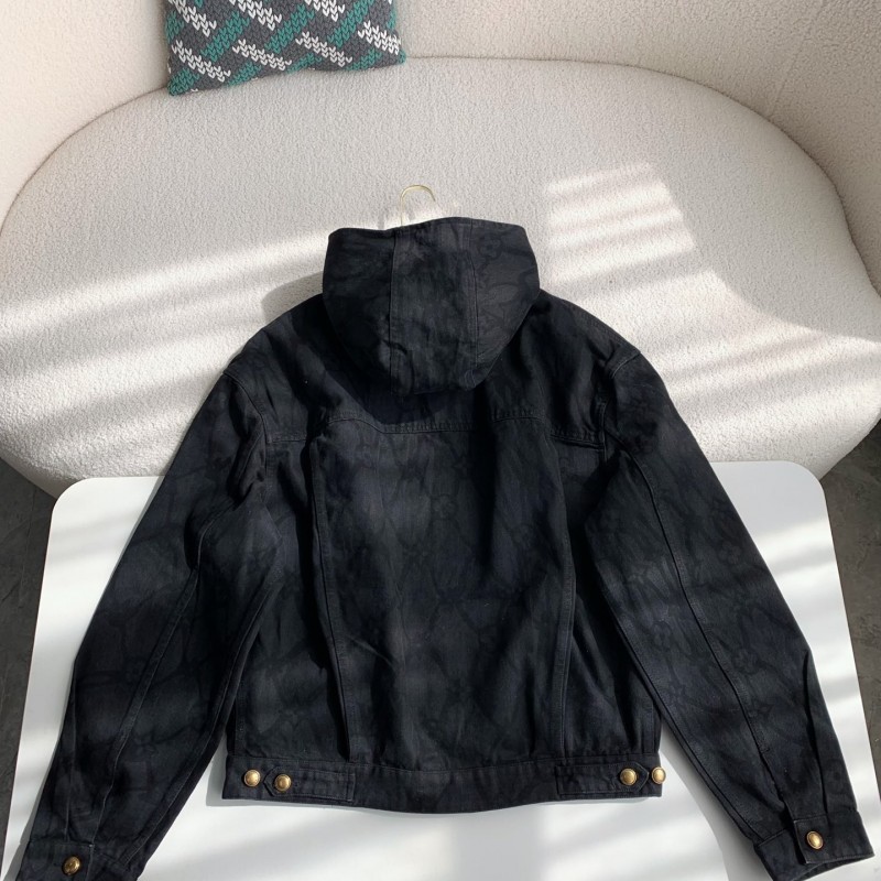 L0*is V*t0n Hooded Denim Jackets