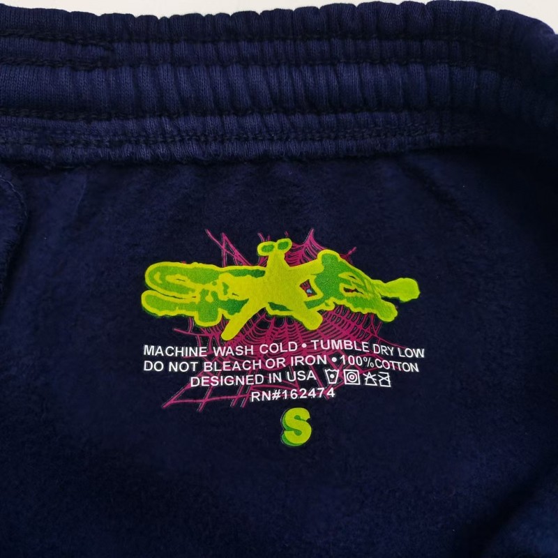 Sp5der black v2 sweatpants