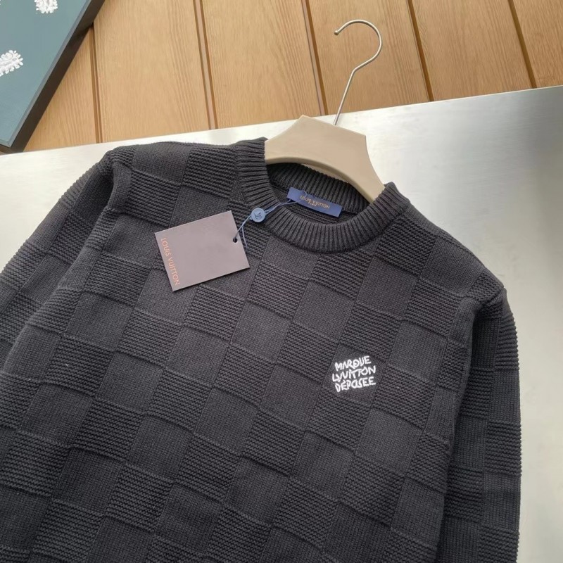 L0*is V*t0n Block Check Jacquard Sweater