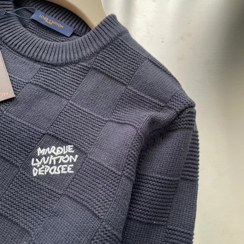 L0*is V*t0n Block Check Jacquard Sweater