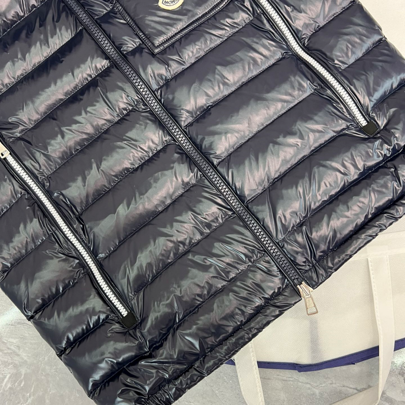 Moncler Early Fall Ragot Series Breathable Hooded Vest Jacket