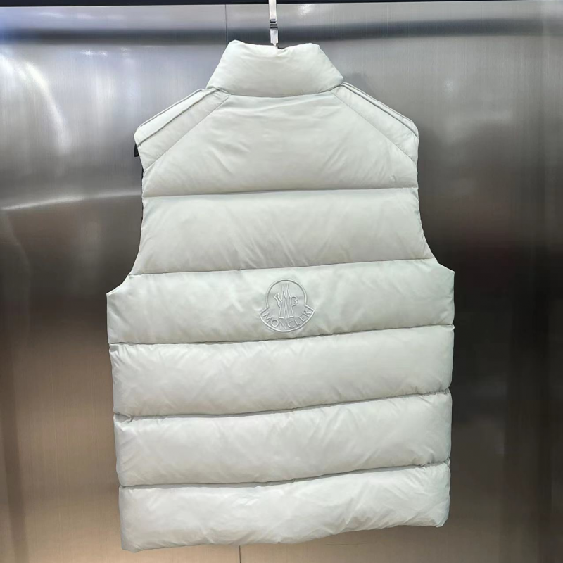 Moncler FW2023 Logo Logo Stand Collar Zipper Sleeveless Vest