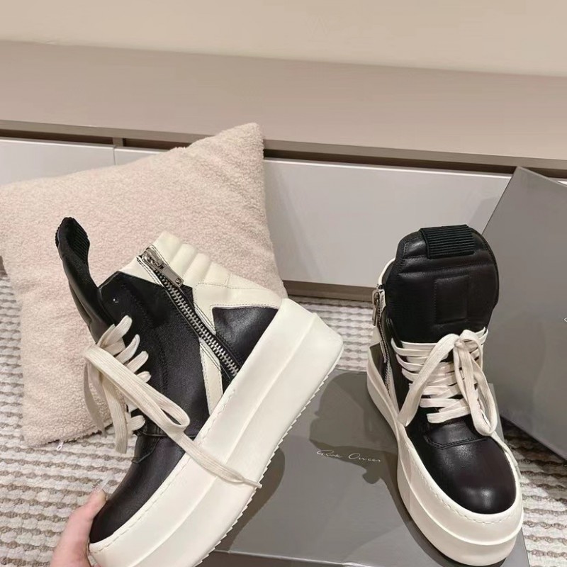 Rick Owens Black and white inverted triangle