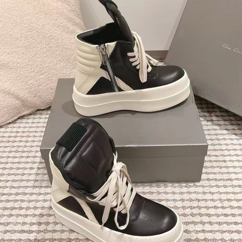 Rick Owens Black and white inverted triangle