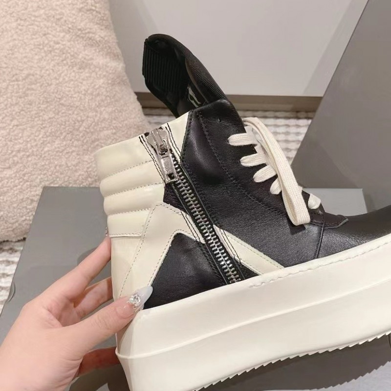 Rick Owens Black and white inverted triangle