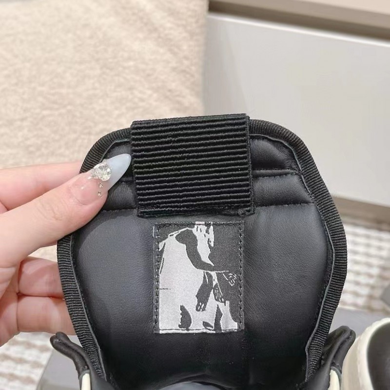 Rick Owens Black and white inverted triangle