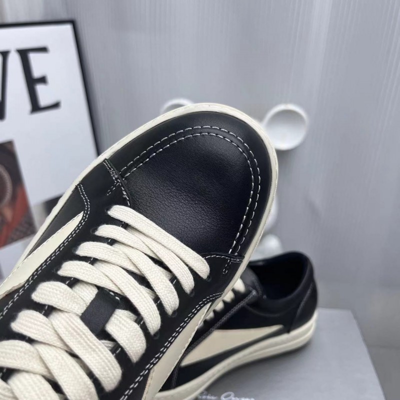 RICK OWENS DRKSHDW calfskin vintage low-top non-slip