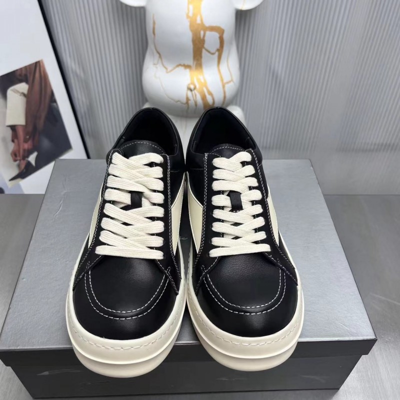 RICK OWENS DRKSHDW calfskin vintage low-top non-slip