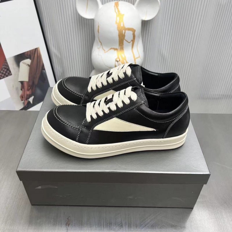 RICK OWENS DRKSHDW calfskin vintage low-top non-slip