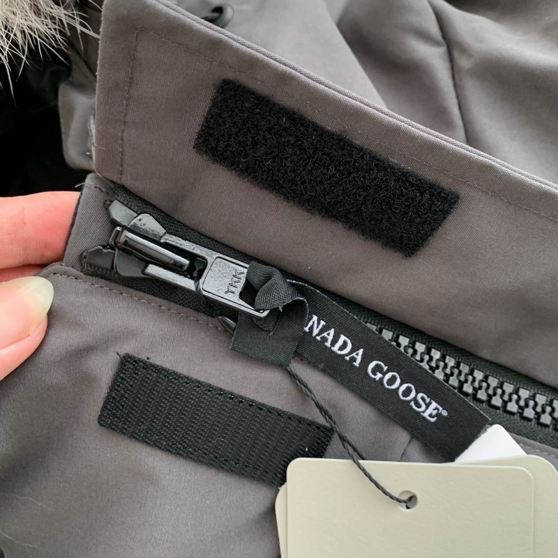 Can*a Go*e Classic expedition pure color winter hardhat Parker coat down jacket