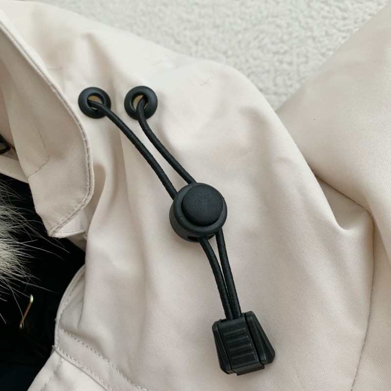 Can*a Go*e Classic expedition pure color winter hardhat Parker coat down jacket