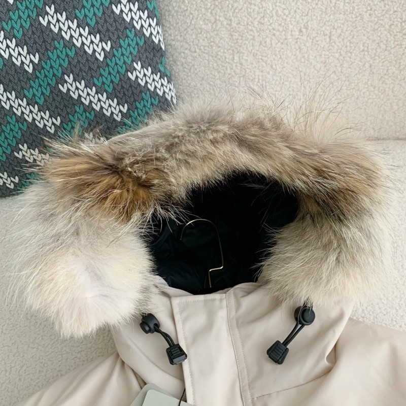 Can*a Go*e Classic expedition pure color winter hardhat Parker coat down jacket