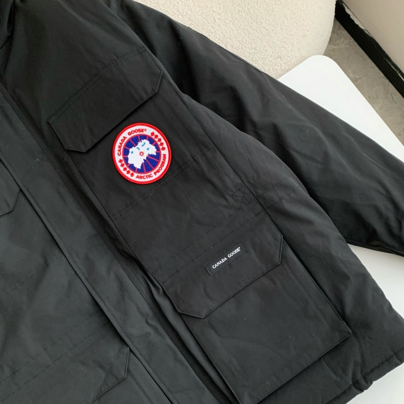 Can*a Go*e Classic expedition pure color winter hardhat Parker coat down jacket