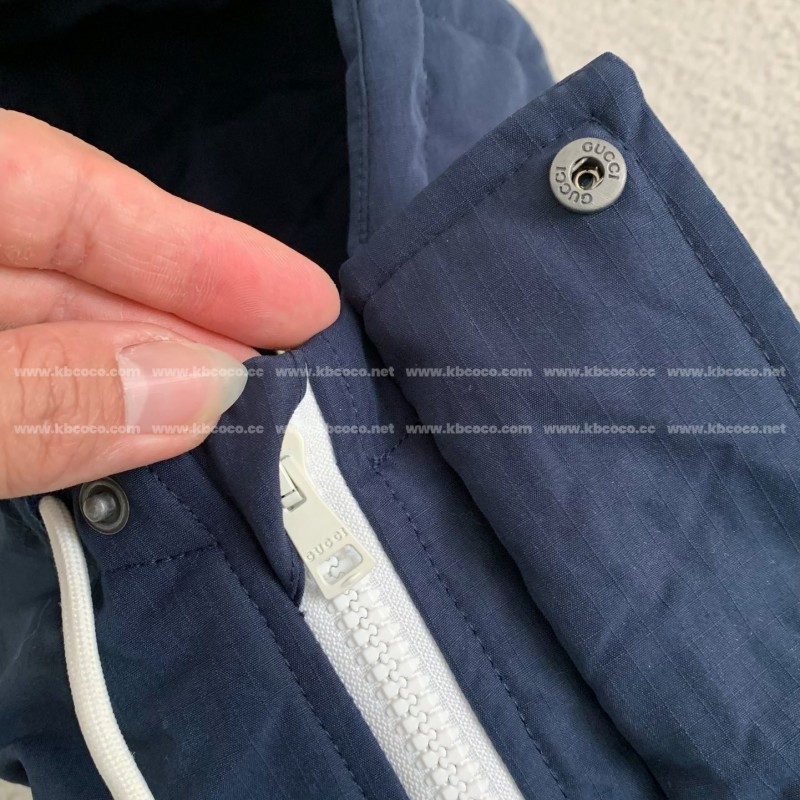 G*u*i Jacquard Lambswool Hooded Jacket