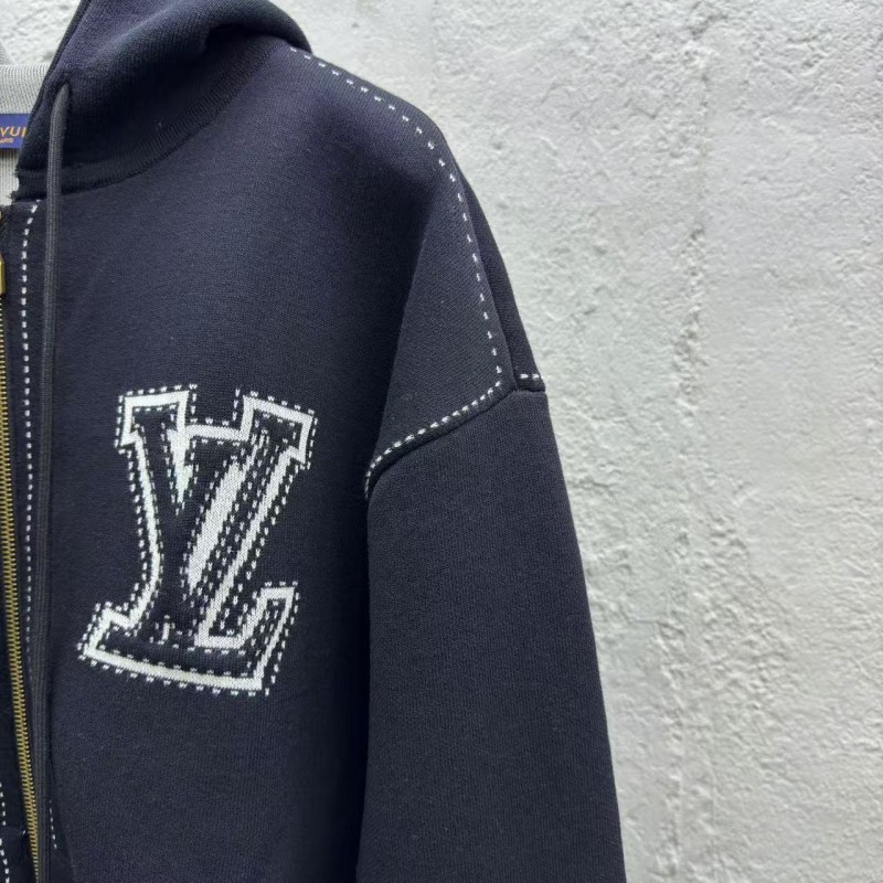 L0*is V*t0n 4-Leaf Clover Zip-Up Jacket