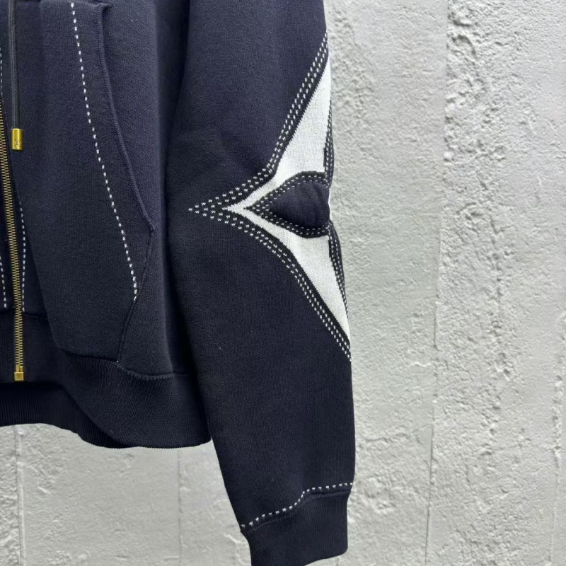 L0*is V*t0n 4-Leaf Clover Zip-Up Jacket