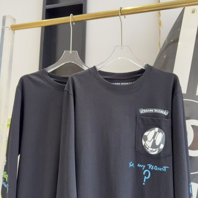 Ch**me He**ts Graffiti Series Long Sleeve T-shirt