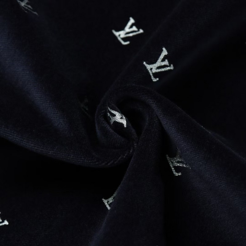 L0*is V*t0n printed velvet jacket