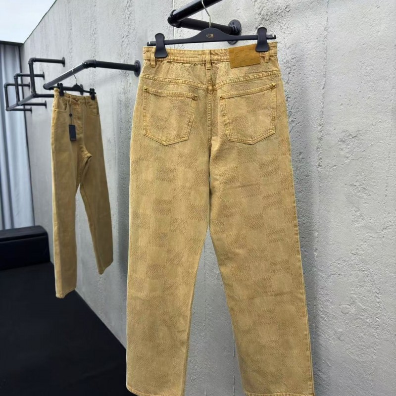 L0*is V*t0n Vintage Checkerboard Jeans