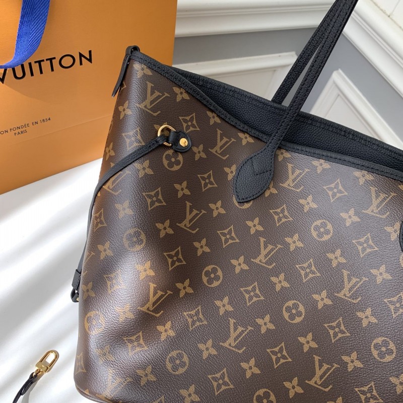 L0*is V*t0n Counter Seasonal New NEVERFULL INSIDE OUT Medium Shopping Bag M12061 Size：28*14*31cm