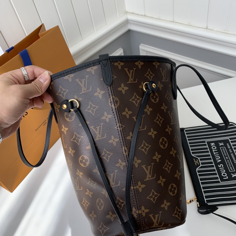 L0*is V*t0n Counter Seasonal New NEVERFULL INSIDE OUT Medium Shopping Bag M12061 Size：28*14*31cm