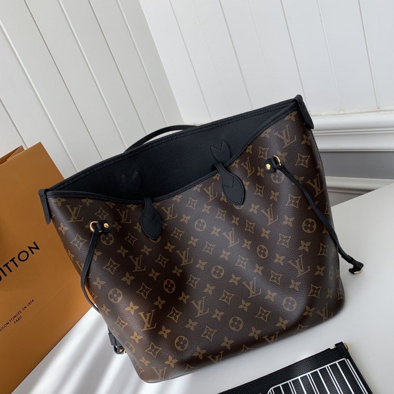 L0*is V*t0n Counter Seasonal New NEVERFULL INSIDE OUT Medium Shopping Bag M12061 Size：28*14*31cm