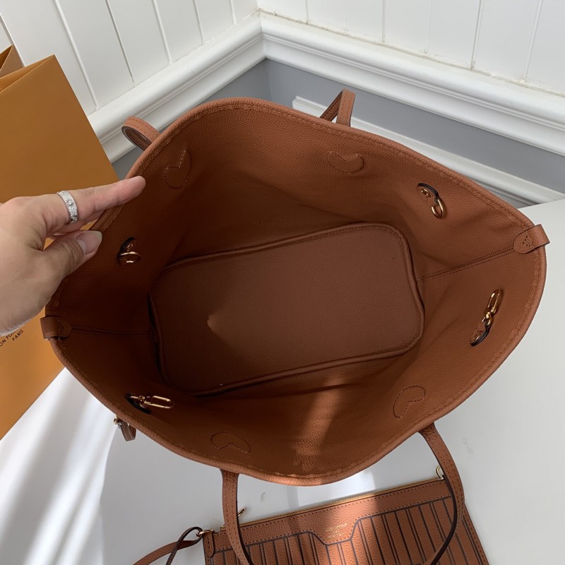 L0*is V*t0n Counter Seasonal New NEVERFULL INSIDE OUT Medium Shopping Bag M12061 Size：28*14*31cm