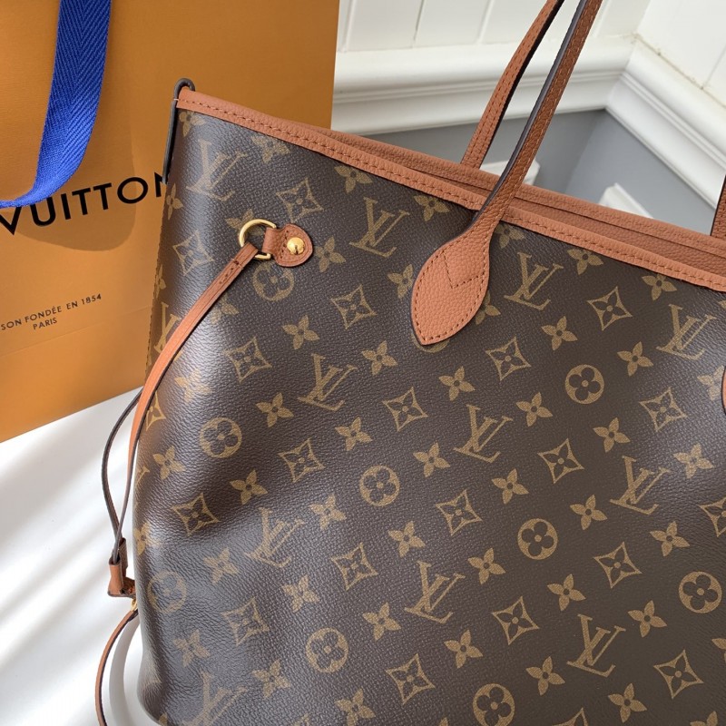 L0*is V*t0n Counter Seasonal New NEVERFULL INSIDE OUT Medium Shopping Bag M12061 Size：28*14*31cm