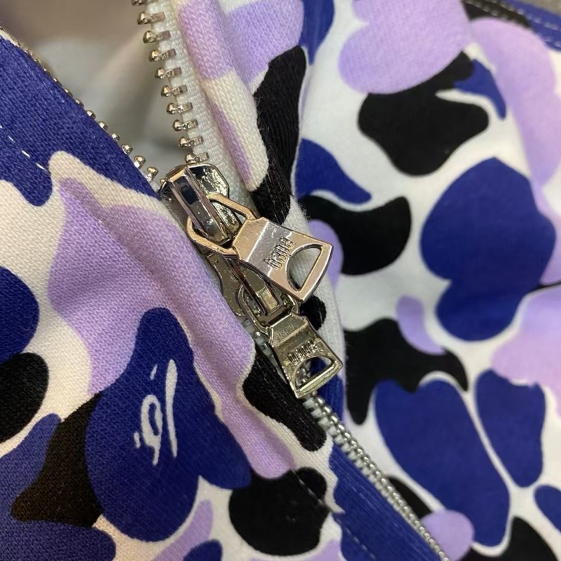 bape Shizuoka Limited Edition Violet Camouflage Shark Sweatshirt