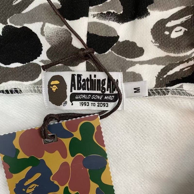 bape ink camouflage shark sweatshirt