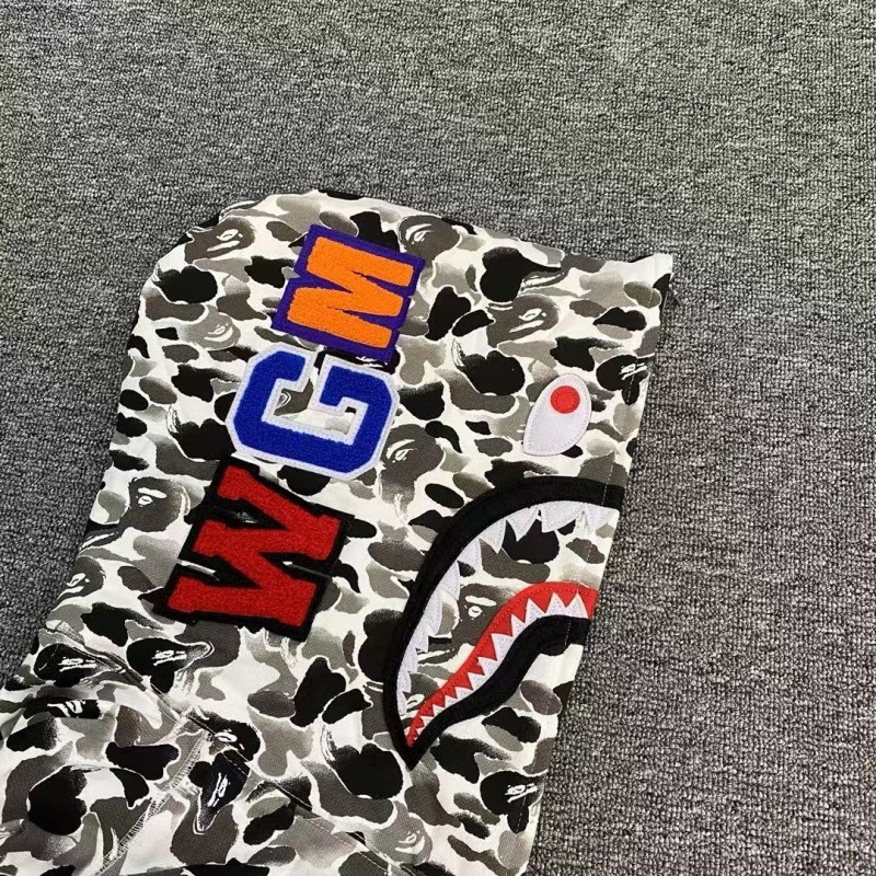 bape ink camouflage shark sweatshirt