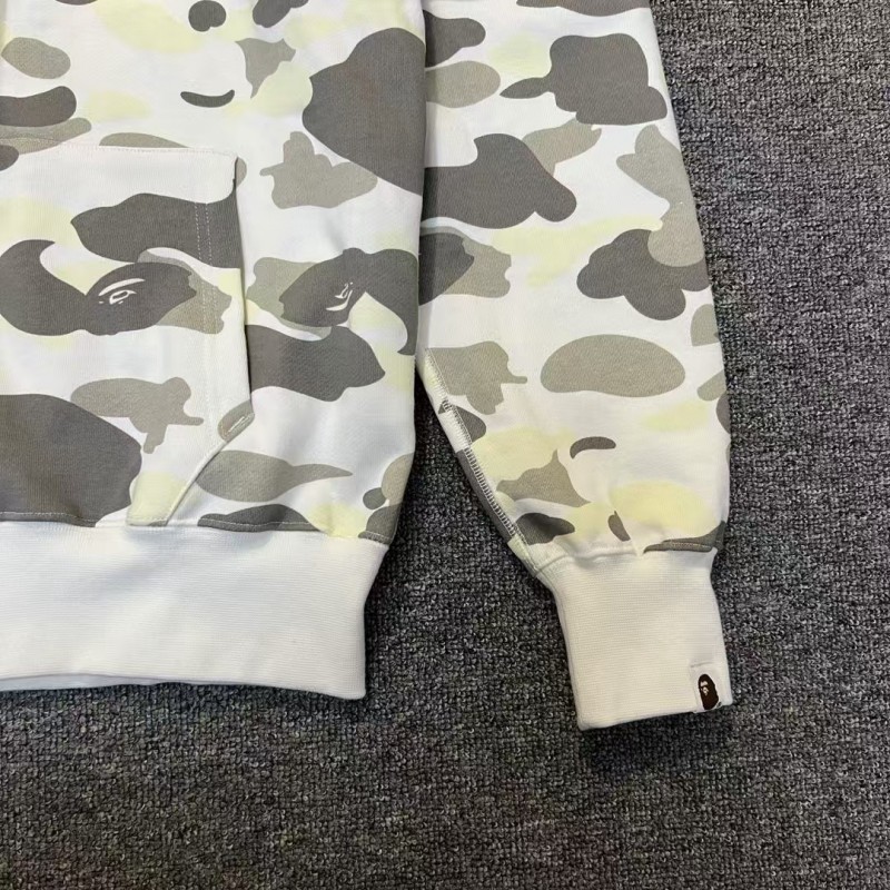 bape shark yin and yang luminous camouflage shark sweatshirt