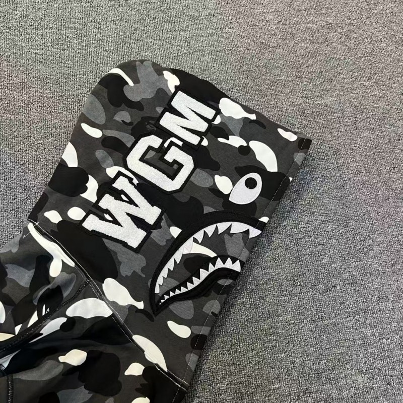 bape shark yin and yang luminous camouflage shark sweatshirt