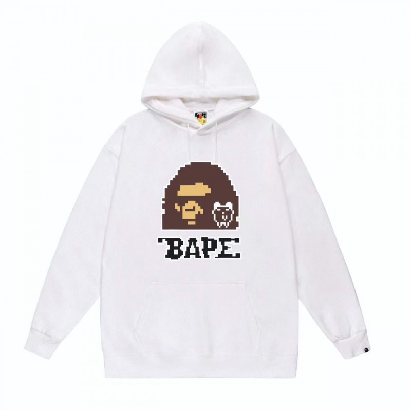 Bape×Tamagotchi joint model fw23 digital ape head print hoodie