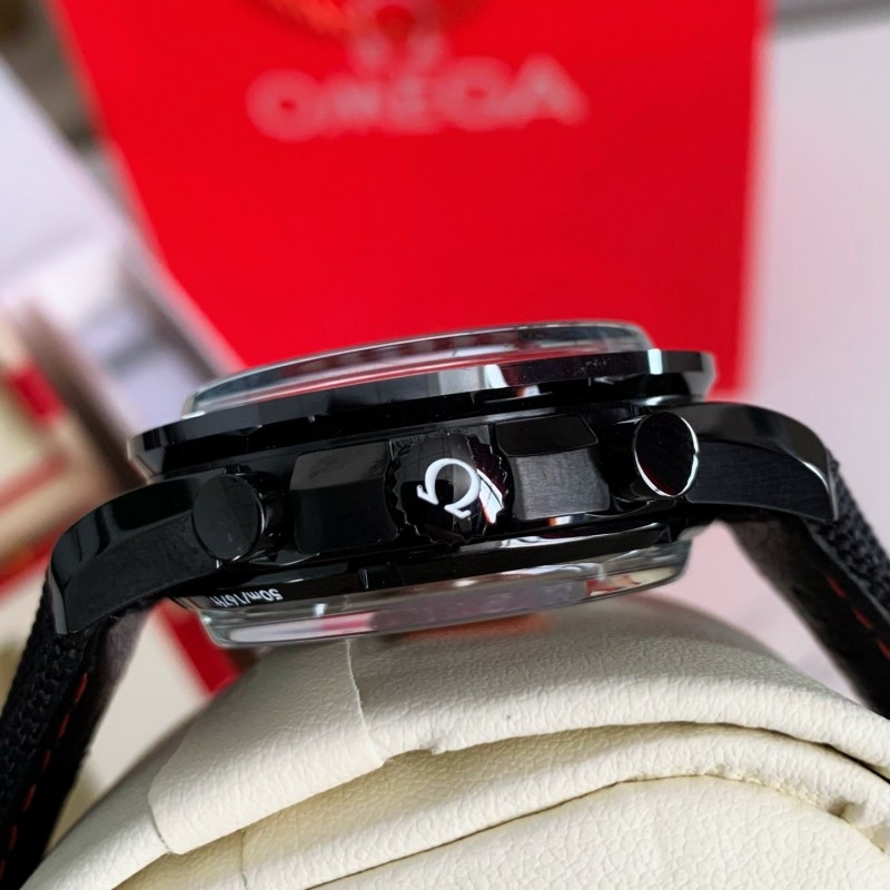 Om**a Speedmaster Series Dark Side of the Moon,50m waterproof watch, 44.25mm